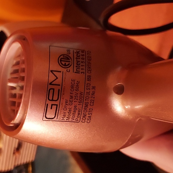 ๐2/$20 or 4/$30 Gem Force Intense zceramic Science Pink Sparkle Hair Dryer - Picture 2 of 3